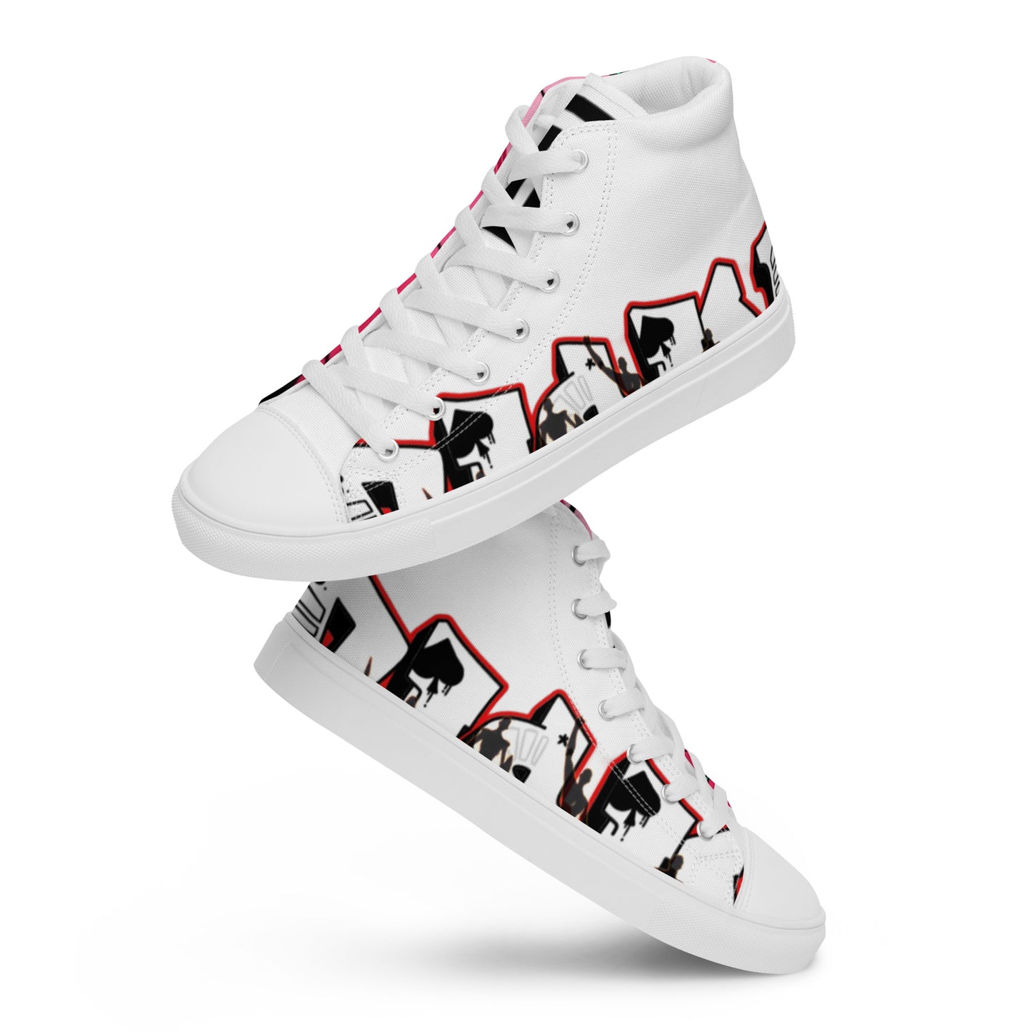 Men’s high top canvas shoes